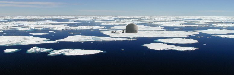 Eisschollen im Polarmeer